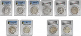 German States

GERMANY. Bavaria. Quintet of Silver Denominations (5 Pieces), 1815-1914. Munich Mint. All PCGS Gold Shield Certified.

1) Taler, 18...