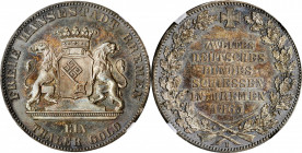 German States

GERMANY. Bremen. Shooting Festival Taler, 1865-B. Hannover Mint. NGC MS-63.

KM-248. Struck to commemorate the 2nd German Shooting ...