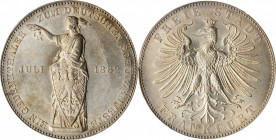 German States

GERMANY. Frankfurt. Taler, 1862. Free City. PCGS MS-65 Gold Shield.

Dav-653; KM-371. Mintage: 44,000. Commemorating the federal sh...