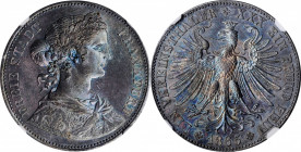 German States

GERMANY. Frankfurt. Taler, 1865. Free City. NGC Unc Details--Obverse Cleaned.

Dav-652; KM-370. Despite its noted light cleaning, t...