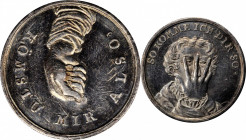 German States

GERMANY. Hamburg. Supposed Corruption of the Imperial Commission by the Jewish Community Silver Medal, ND (ca. 1708). UNCIRCULATED De...