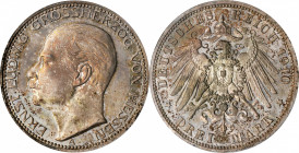 German States

GERMANY. Hesse-Darmstadt. 3 Mark, 1910-A. Berlin Mint. Ernst Ludwig. PCGS PROOF-65.

KM-375; J-76. Mintage: 100. Featuring a deeply...
