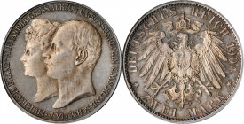 German States

GERMANY. Mecklenburg-Schwerin. 2 Mark, 1904-A. Berlin Mint. Friedrich Franz IV. PCGS PROOF-66.

KM-333; J-86. Mintage: 6,000. Celeb...