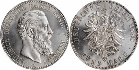 German States

GERMANY. Prussia. 5 Mark, 1888-A. Berlin Mint. Friedrich III. NGC MS-64.

Dav-787; KM-512; J-99. A highly alluring and enticing nea...