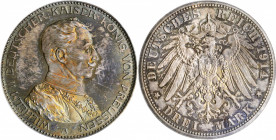 German States

GERMANY. Prussia. 3 Mark, 1914-A. Berlin Mint. Wilhelm II. PCGS PROOF-65.

KM-538; J-113. Incredibly vibrant and presenting a deep ...
