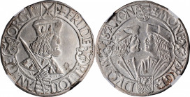 German States

GERMANY. Saxony (Ernestine line). Taler, ND (1507-25). Annaberg Mint. Friedrich III, with Johann & Georg. NGC EF Details--Obverse Gra...