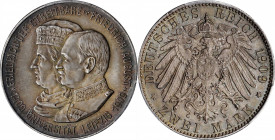 German States

GERMANY. Saxony. 2 Mark, 1909. Muldenhutten Mint. PCGS MS-65 Gold Shield.

KM-1268; J-138. Mintage: 300. Commemorating the 500th an...