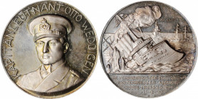 German Empire and Later

GERMANY. Empire. Captain-lieutenant Otto Eduard Weddigen silver Medal, 1914. Grunthal (Berlin) Mint. PCGS SPECIMEN-64 Gold ...