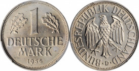 German Empire and Later

GERMANY. Federal Republic. Mark, 1956-D. Munich Mint. PCGS MS-66 Gold Shield.

KM-110; J-385. Soft gray surfaces offer a ...