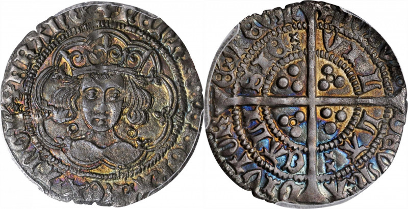 Elizabeth I and earlier (through 1603)

GREAT BRITAIN. Groat, ND (1422-30). Ca...