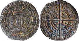 Elizabeth I and earlier (through 1603)

GREAT BRITAIN. Groat, ND (1422-30). Calais Mint; im: pierced cross. Henry VI (first reign). PCGS AU-58 Gold ...