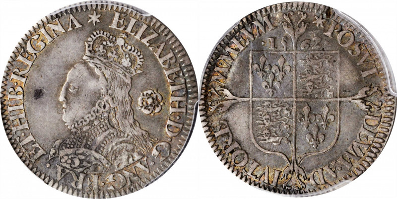 Elizabeth I and earlier (through 1603)

GREAT BRITAIN. 6 Pence, 1562. London M...