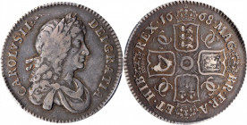 James I to James II (1603-1688)

GREAT BRITAIN. Shilling, 1668. London Mint. Charles II. PCGS VF-35 Gold Shield.

S-3375; ESC-511 (old 1030); KM-4...