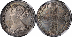 William III & Mary II to George II (1688-1760)

GREAT BRITAIN. Shilling, 1708. London Mint. Anne. NGC MS-63.

S-3610; KM-523.1. Sporting a fairly ...