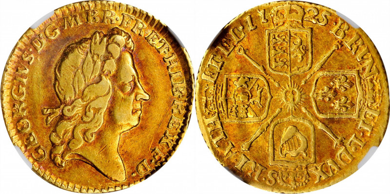 William III & Mary II to George II (1688-1760)

GREAT BRITAIN. 1/2 Guinea, 172...