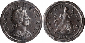 William III & Mary II to George II (1688-1760)

GREAT BRITAIN. 1/2 Penny, 1722. London Mint. George I. PCGS AU-53 Gold Shield.

S-3660; KM-557; P-...