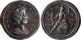 William III & Mary II to George II (1688-1760)

GREAT BRITAIN. 1/2 Penny, 1724. London Mint. George I. PCGS AU-53 Gold Shield.

S-3660; KM-557; P-...