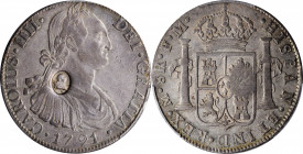 George III (1760-1820)

GREAT BRITAIN. Great Britain - Mexico. Dollar, ND (1797-99). George III. PCGS EF-45 Gold Shield; Countermark: AU Details.
...