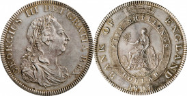 George III (1760-1820)

GREAT BRITAIN. Bank Dollar (5 Shillings), 1804. Soho (Birmingham) Mint. George III. PCGS AU-58 Gold Shield.

S-3768; KM-Tn...