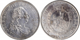 George III (1760-1820)

GREAT BRITAIN. Bank Dollar (5 Shillings), 1804. Soho (Birmingham) Mint. George III. PCGS Genuine--Tooled, AU Details Gold Sh...