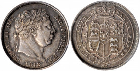 George III (1760-1820)

GREAT BRITAIN. Shilling, 1818. London Mint. George III. PCGS AU-55 Gold Shield.

S-3790; KM-666. High '8' variety. Briefly...