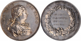 George III (1760-1820)

GREAT BRITAIN. George III/50th Year of Reign Silver Medal, 1809. NGC MS-62.

BHM-653; Eimer-Unlisted. Diameter: 42mm. By T...