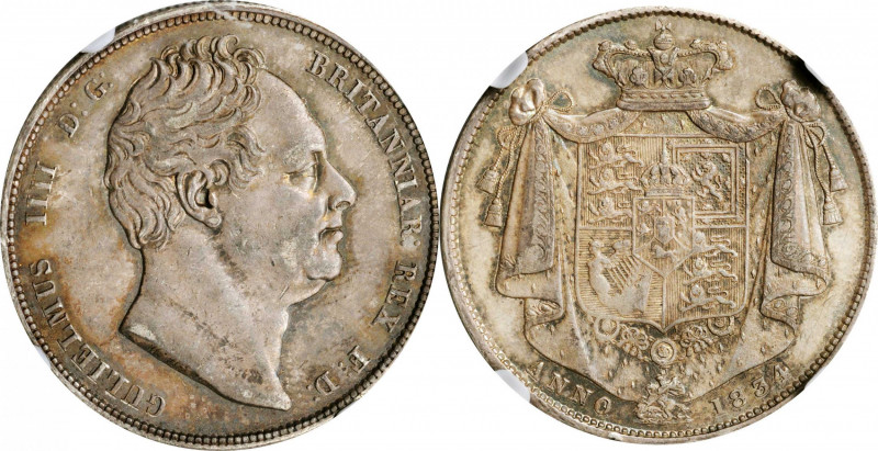 George IV to William IV (1820-1837)

GREAT BRITAIN. 1/2 Crown, 1834. London Mi...