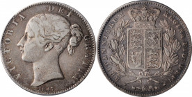 Victoria (1837-1901)

GREAT BRITAIN. Crown, 1847. London Mint. Victoria. PCGS VF-30 Gold Shield.

S-3882; KM-741. A wholesome, evenly worn Crown w...