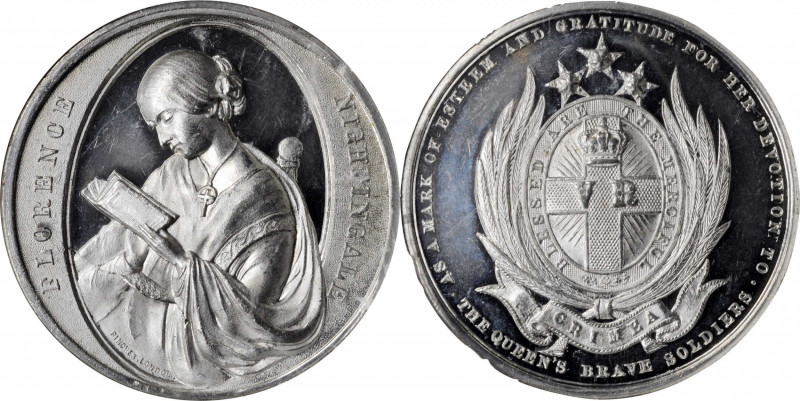 Victoria (1837-1901)

GREAT BRITAIN. Florence Nightingale White Metal Tribute ...