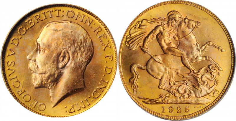 Edward VII to current (since 1902)

GREAT BRITAIN. Sovereign, 1925. London Min...