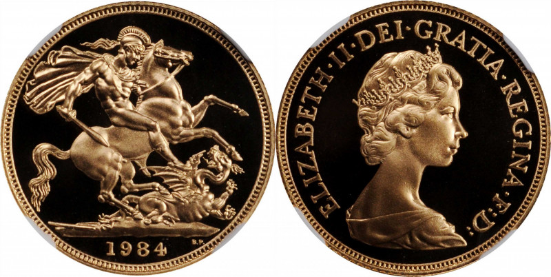 Edward VII to current (since 1902)

GREAT BRITAIN. Sovereign, 1984. Llantrisan...