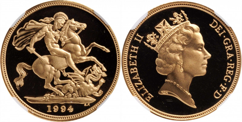 Edward VII to current (since 1902)

GREAT BRITAIN. Sovereign, 1994. Llantrisan...