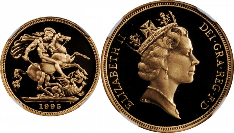 Edward VII to current (since 1902)

GREAT BRITAIN. Sovereign, 1995. Llantrisan...