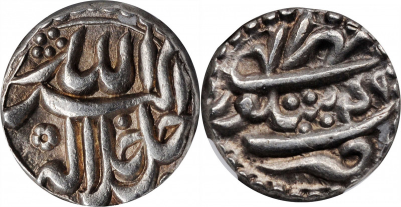 Mughal Empire

INDIA. Mughal Empire. Rupee, IE 49 (1603/4). Sitapur Mint. Muha...