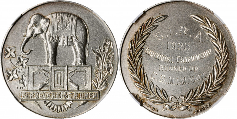 British India

INDIA. Persevere & Triumph Silver Medal, 1925. NGC MS-64.

Di...