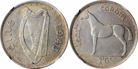 IRELAND

IRELAND. 1/2 Crown, 1943. NGC AU-55.

S-6633; KM-16. Mintage: 1,000 (with approximately 500 unmelted). The KEY DATE in this fairly brief ...