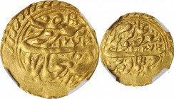 ISLAMIC KINGDOMS

ISLAMIC KINGDOMS. Manghits of Bukhara. Tilla, AH 1273//AH 1273 (1857/8). Bukhara Mint. time of Nasrullah Khan. NGC MS-62.

KM-65...