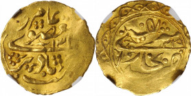 ISLAMIC KINGDOMS

ISLAMIC KINGDOMS. Manghits of Bukhara. Tilla, AH 132X//AH 1327 (1909/10). Bukhara Mint. time of 'Abd al-Ahad Khan. NGC MS-61.

K...