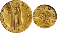 Italian States (including Papal and Vatican City)

ITALY. Fiorino d'Oro, ND (1427). NGC AU-55.

Fr-275; Mont-21/11; Bern-2461; Biaggi-799. Obverse...