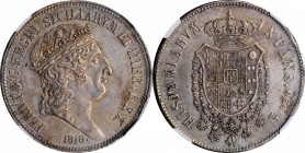 Italian States (including Papal and Vatican City)

ITALY. Naples & Sicily (as the Two Sicilies). Piastra of 120 Grana, 1818. Ferdinand I. NGC AU-58....