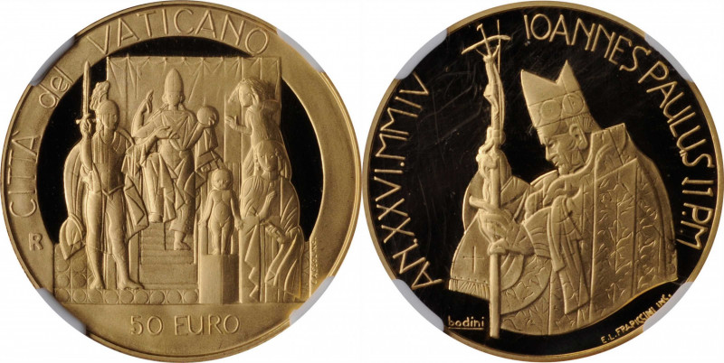 Italian States (including Papal and Vatican City)

ITALY. Vatican City. 50 Eur...