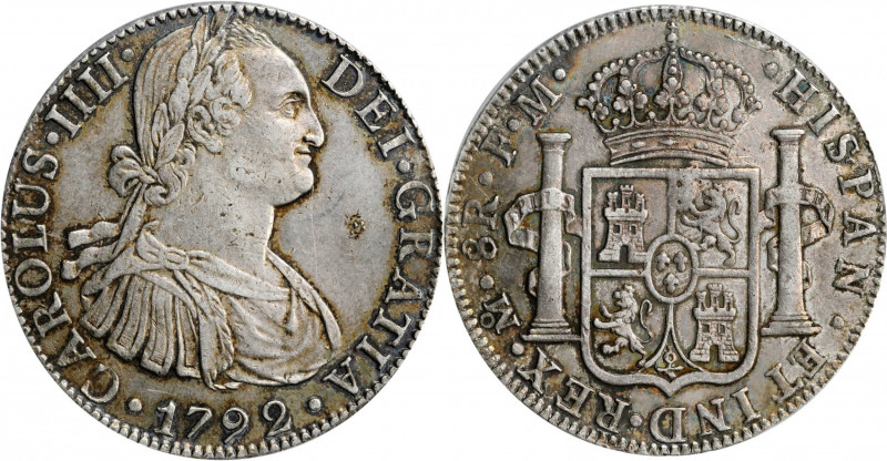 Portraits

MEXICO. 8 Reales, 1792-Mo FM. Mexico City Mint. Charles IV. PCGS EF...