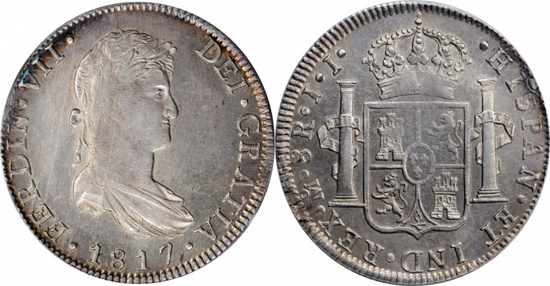 Portraits

MEXICO. 8 Reales, 1817-Mo JJ. Mexico City Mint. Ferdinand VII. PCGS...