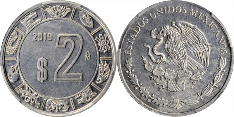 Twentieth Century (Modern)

MEXICO. Mint Error -- Struck on Silver Planchet --...