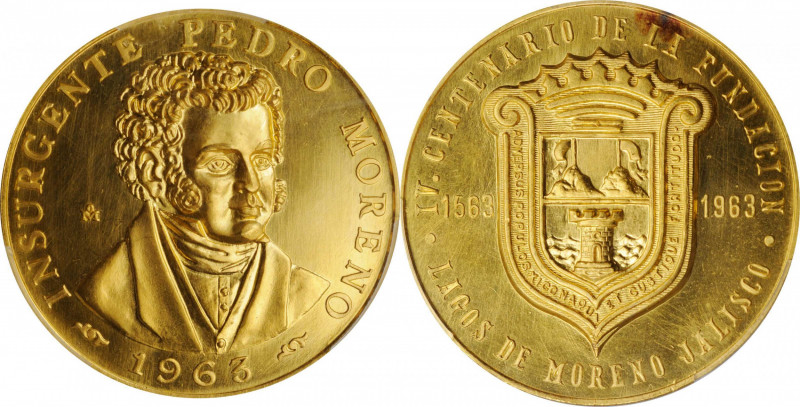 Medals

MEXICO. 400th Anniversary of the Founding of Lagos de Moreno Gold Meda...