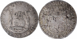 PERU

PERU. 8 Reales, 1761-LIMA JM. Lima Mint. Charles III. PCGS Genuine--Chopmark, VF Details Gold Shield.

KM-A64.1. Dots over both mintmarks. D...