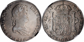 PERU

PERU. 8 Reales, 1816-LIMA JP. Lima Mint. Ferdinand VII. NGC EF-45.

KM-117.1. Exhibiting only mild handling and still retaining some hints o...