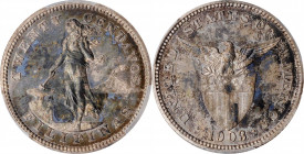 PHILIPPINES

PHILIPPINES. 20 Centavos, 1903. Philadelphia Mint. PCGS PROOF-64 Gold Shield.

KM-166. A sharply struck Proof with dark mottled tonin...
