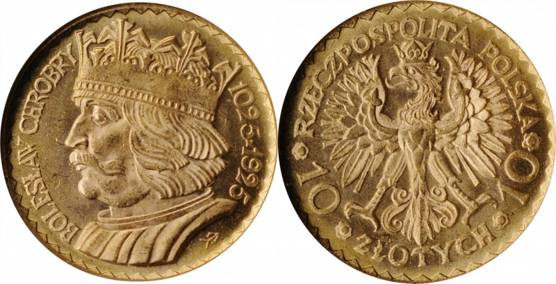 POLAND

POLAND. 10 Zlotych, 1925. Warsaw Mint. NGC MS-63.

Fr-116; KM-Y-32. ...