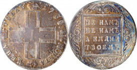 RUSSIA

RUSSIA. Ruble, 1798-CM MB. St. Petersburg Mint. Paul I. PCGS Genuine--Cleaned, EF Details Gold Shield.

Dav-1688; KM-C-101a; Bit-32. A dec...